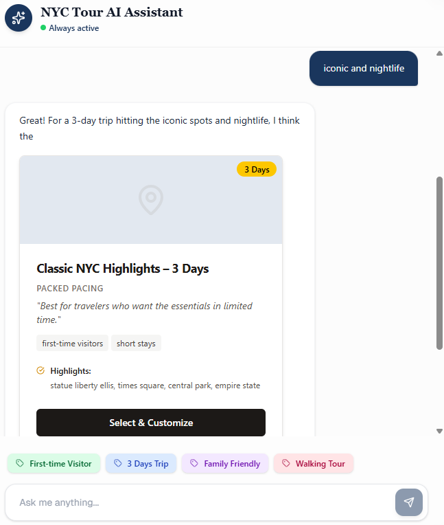 Step 2: User expresses preferences